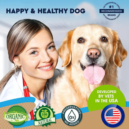 Dewormer for Dogs & Cats - Made in USA - Effective against Tapeworms Hookworms Roundworms Whipworms - Made in USA